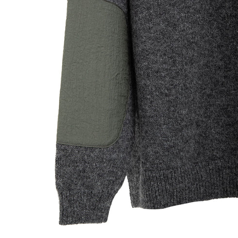 And Wander Shetland Wool Cardigan Gray Degli Uberti